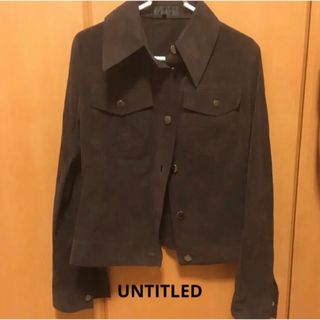 アンタイトル(UNTITLED)のUNTITLED フェイクレザージャケット Sサイズ 美品(その他)