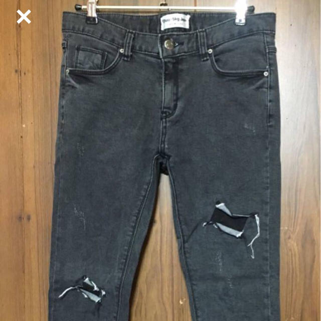 BEAUTY&YOUTH UNITED ARROWS(ビューティアンドユースユナイテッドアローズ)の韓国ブランドChuu 「-5㎏Jeans」ブラックデニム スキニー/テリちゃん レディースのパンツ(デニム/ジーンズ)の商品写真