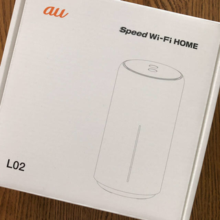 エーユー(au)のau Speed Wi-Fi HOME L02(PC周辺機器)