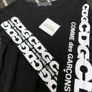 コムデギャルソン(COMME des GARCONS)の コムデギャルソン未使用 ロンT 黒Lサイズ(Tシャツ/カットソー(七分/長袖))