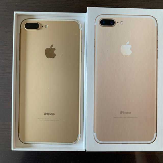 Apple(アップル)のiPhone7 Plus ゴールド　32GB スマホ/家電/カメラのスマートフォン/携帯電話(スマートフォン本体)の商品写真