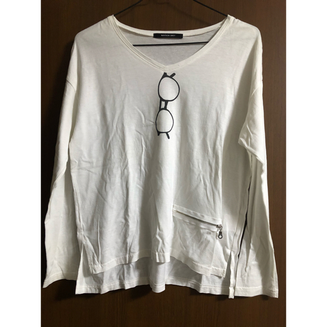 MAYSON GREY(メイソングレイ)のメガネ ロンT レディースのトップス(Tシャツ(長袖/七分))の商品写真