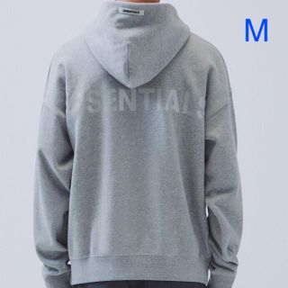 フィアオブゴッド(FEAR OF GOD)のEssentials Pullover Hoodie GRAY M FOG 新品(パーカー)