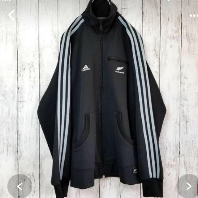 オールブラックス トラック ジャージブルゾン adidas