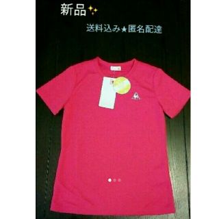 ルコックスポルティフ(le coq sportif)の★新品　ルコック★　レディース　Tシャツ　サイズM　ピンク(Tシャツ(半袖/袖なし))