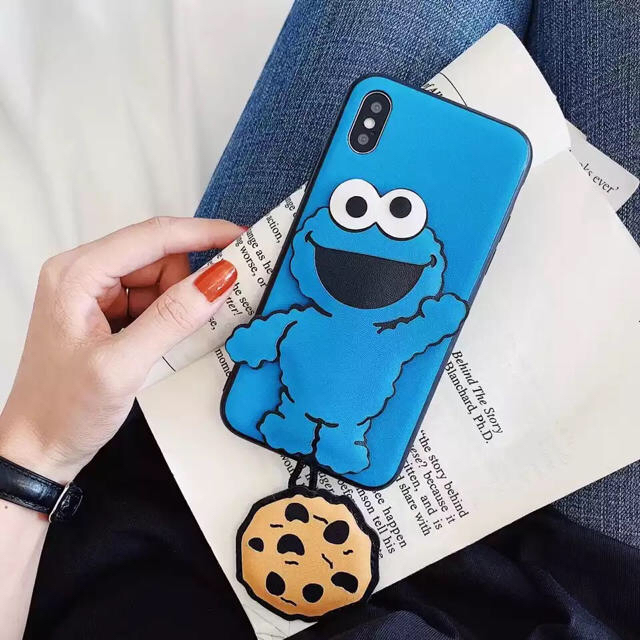 SESAME STREET(セサミストリート)の新品 クッキーモンスター セサミストリート iPhone X スマホケース スマホ/家電/カメラのスマホアクセサリー(iPhoneケース)の商品写真