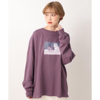 ワンアフターアナザーナイスクラップ(one after another NICE CLAUP)の今期 NICECLAUP プリントロングスリーブTシャツ(Tシャツ(長袖/七分))