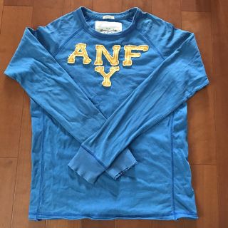 アバクロンビーアンドフィッチ(Abercrombie&Fitch)のアバクロ ダメージ加工 トレーナー ロンT M(Tシャツ/カットソー(七分/長袖))