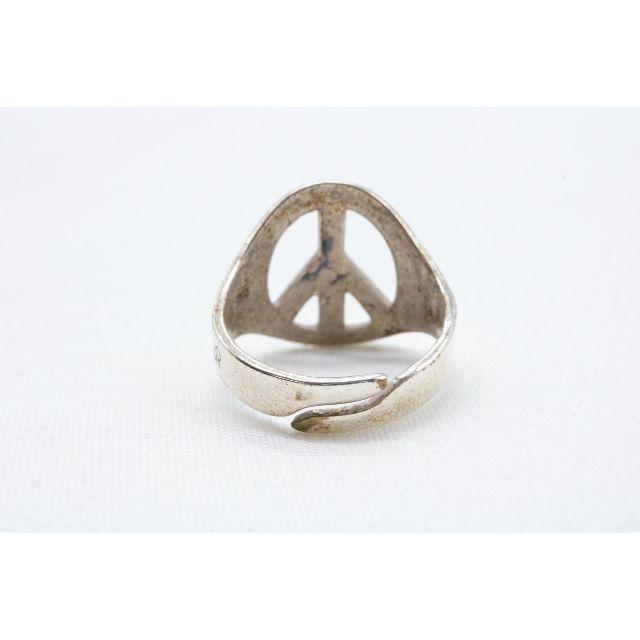 【R-639】PEACE ピース 透かし デザイン リング 指輪 11号から レディースのアクセサリー(リング(指輪))の商品写真