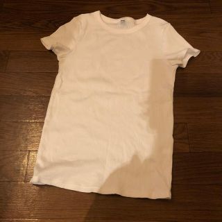 ユニクロ(UNIQLO)のUNIQLO/リブ半袖Tシャツ(Tシャツ(半袖/袖なし))