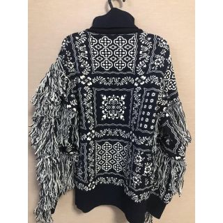 sacai - sacai フリンジニットの通販 by さく|サカイならラクマ