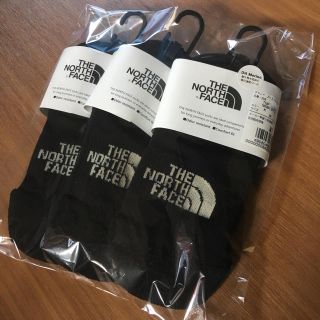 ザノースフェイス(THE NORTH FACE)のノースフェイス 靴下 3足 M【25〜27cm】(ソックス)