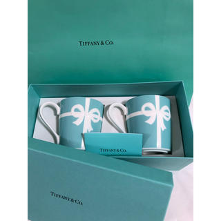 ティファニー(Tiffany & Co.)のティファニー ブルーボックス マグカップ 美品ショッパー付き(食器)
