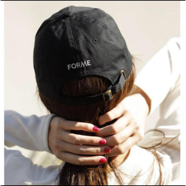 東原亜希 FORME キャップ 黒 | aosacoffee.com