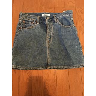 マウジー(moussy)のmoussy  デニムミニスカート デニムスカート(ミニスカート)