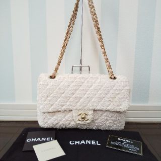 西武池袋本店購入★CHANEL★シャネル★ツイードマトラッセ★ベビーピンク