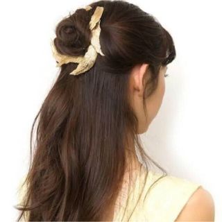 シークレットハニー(Secret Honey)のsecret honey 羽 羽根 フェザー ヘアアクセサリー 美女と野獣(バレッタ/ヘアクリップ)