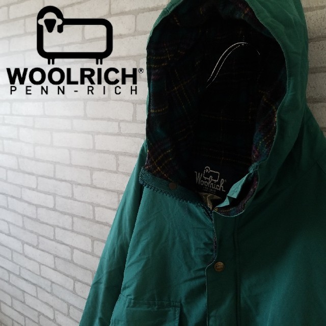 WOOLRICH(ウールリッチ)の希少 USA製 ウールリッチ ジャケット アースグリーン  オーバーサイズ メンズのジャケット/アウター(ブルゾン)の商品写真