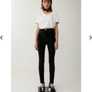 マウジー(moussy)のHIGH WAIST BLACK REBIRTH SKINNY 最終値下げ(スキニーパンツ)