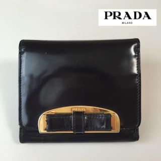 プラダ(PRADA)のPRADA❁リボン 折り財布 正規品(財布)