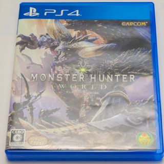 プレイステーション4(PlayStation4)のPS4 モンスターハンターワールド 美品(家庭用ゲームソフト)