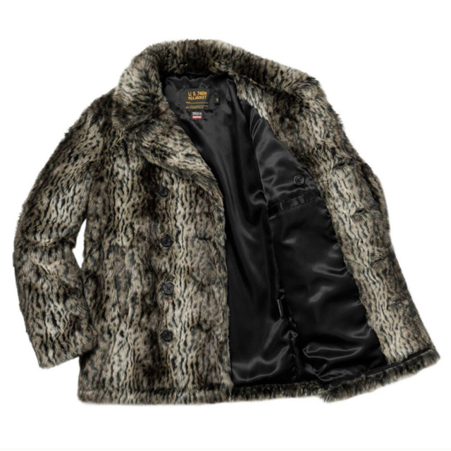 supreme schott Faux Fur Peacoat L 窪塚洋介着用