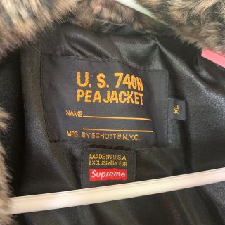 supreme schott Faux Fur Peacoat L 窪塚洋介着用