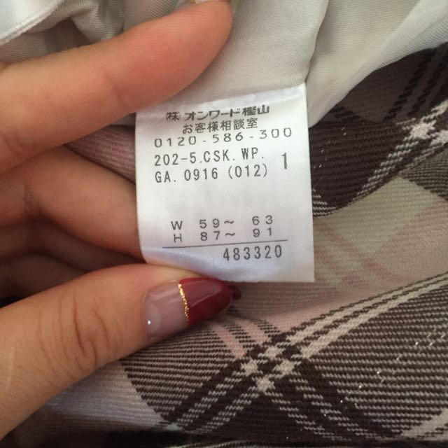 anySiS(エニィスィス)のanySiSチェックスカート♡ レディースのスカート(ひざ丈スカート)の商品写真