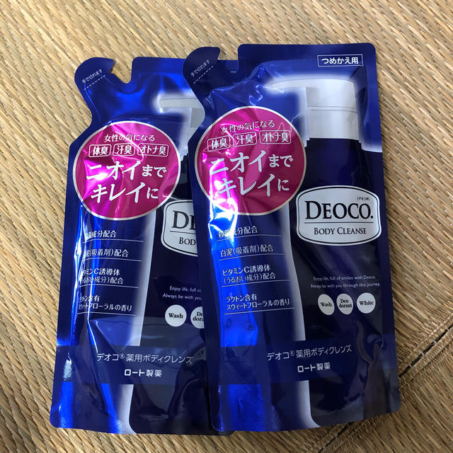 ロート製薬(ロートセイヤク)のデオコ DEOCO 詰替 コスメ/美容のボディケア(ボディソープ/石鹸)の商品写真