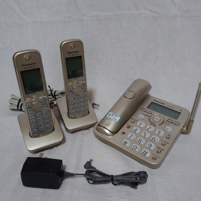 Panasonic - Panasonic コードレス電話機(子機2台付) VE-GD53DW-Nの通販 by このこの's shop
