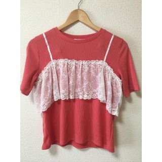 レトロガール(RETRO GIRL)のレイヤード風トップス Tシャツ(Tシャツ(半袖/袖なし))