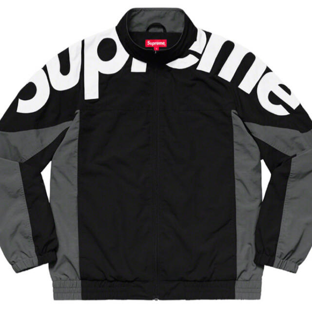 SUPREME Shoulder Logo Track Jacket Black