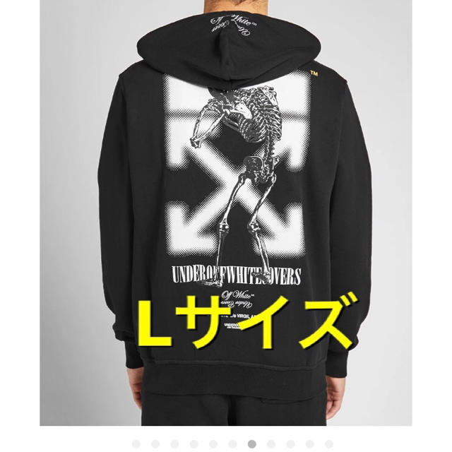 Lサイズ off-white × undercover ZIP HOODY