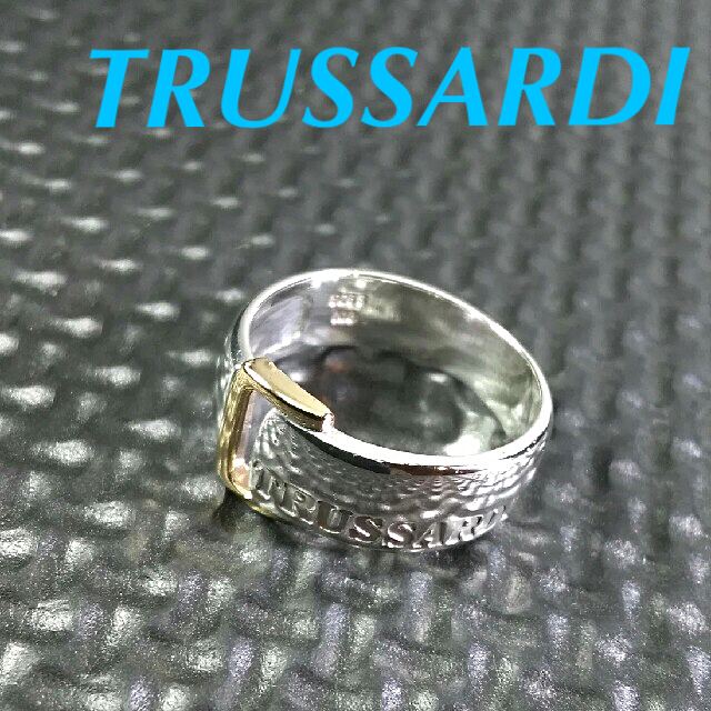 Trussardi - トラサルディ リング 《正規品》 K18 & silverの Trussardi - トラサルディ リング 《正規品》 K18 & silverの