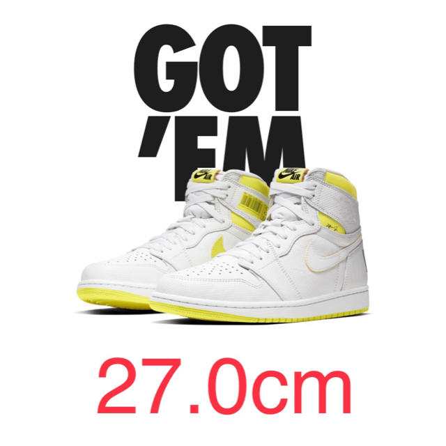 靴/シューズNIKE air jordan 1 aj1 first class 27