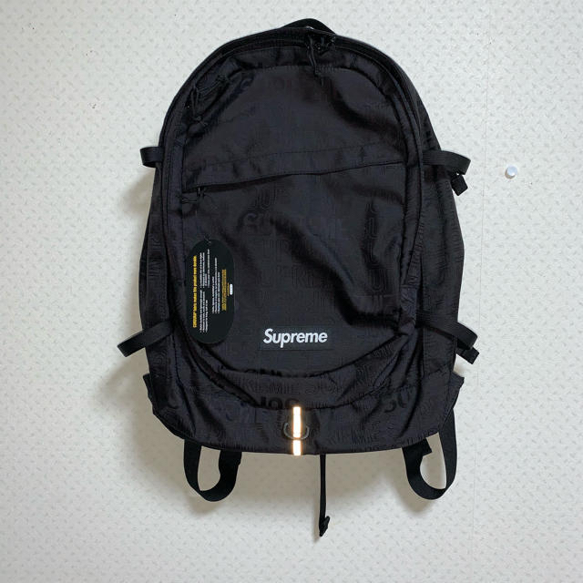 SUPREME Back Pack Black 19SS - バッグパック/リュック