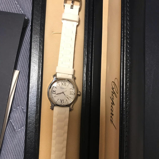 Chopard(ショパール)のショパール ハッピースポーツ レディース ダイヤ レディースのファッション小物(腕時計)の商品写真