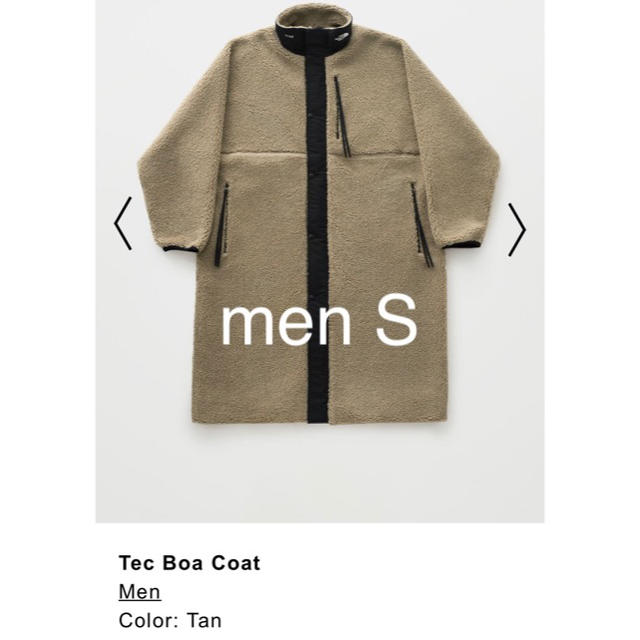 HYKE(ハイク)のnorth hyke tec boa coat TN ボア S mens メンズ メンズのジャケット/アウター(その他)の商品写真