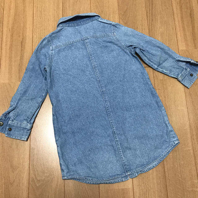 BREEZE(ブリーズ)の【100cm】BREEZEデニムワンピース キッズ/ベビー/マタニティのキッズ服女の子用(90cm~)(ワンピース)の商品写真