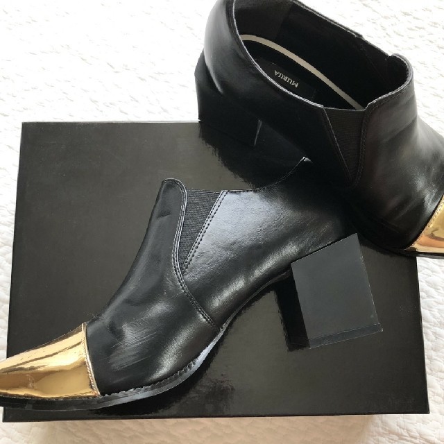 MURUA(ムルーア)のMURUA メタルミドルブーツ レディースの靴/シューズ(ブーツ)の商品写真