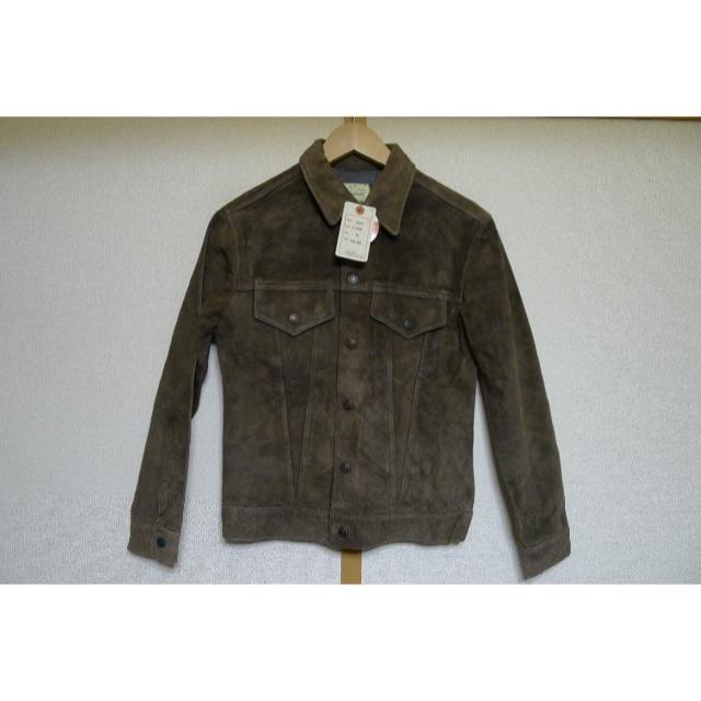 Johnbull TRUCKER JACKET スウェードジャケット レザー - レザージャケット