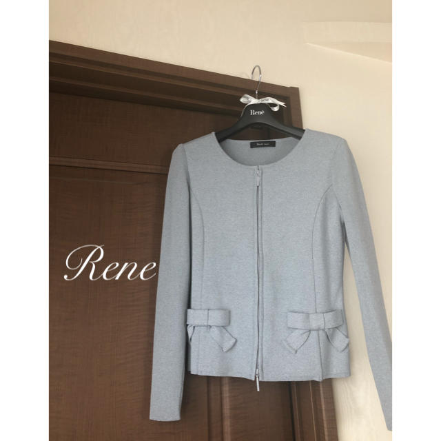 Rene♡ 2017年　おリボン　ワンピース　水色 34 タグ付