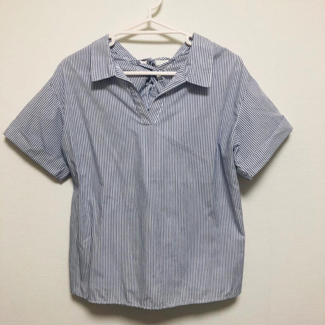 ストライプ★シャツ レディースのトップス(シャツ/ブラウス(長袖/七分))の商品写真