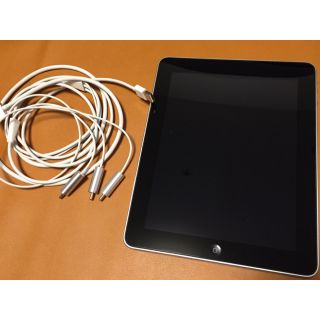 アップル(Apple)のApple iPad 16GB(初代)+コンポジットAVケーブル (映像用ケーブル)