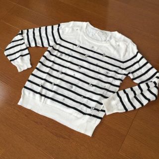 トッコ(tocco)のTOCCO❤︎ボーダートップス❤︎美品(ニット/セーター)