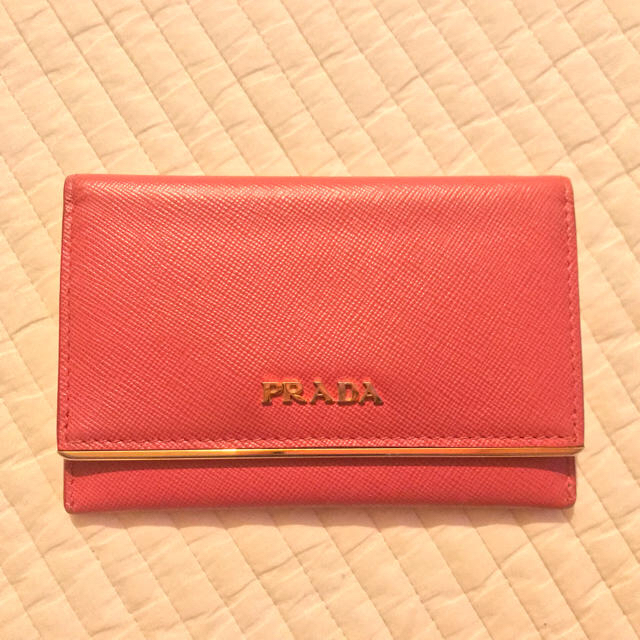 PRADA(プラダ)の美品 PRADA カードケース レディースのファッション小物(名刺入れ/定期入れ)の商品写真