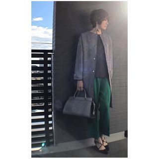 ザラ(ZARA)のりぃー様専用 ZARA フェイクスエード コート カーキ(ロングコート)