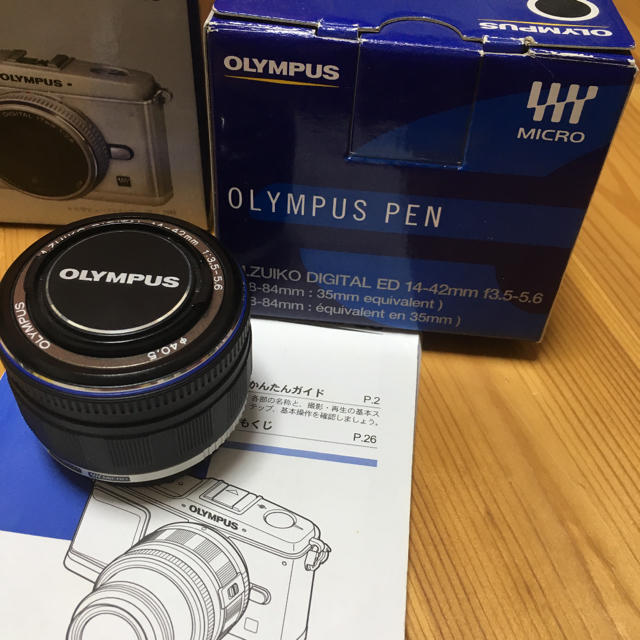 OLYMPUS(オリンパス)のオリンパス PEN E-P1 レンズセット スマホ/家電/カメラのカメラ(ミラーレス一眼)の商品写真