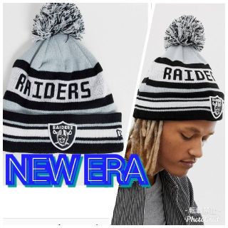 ニューエラー(NEW ERA)のニューエラ　NEW ERA NEWERA　RAIDERS レイダース　ニット帽(ニット帽/ビーニー)