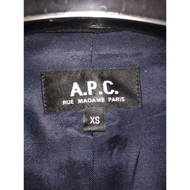 A.P.C(アーペーセー)の【A.P.C.】チェスターコート ネイビー メンズのジャケット/アウター(チェスターコート)の商品写真